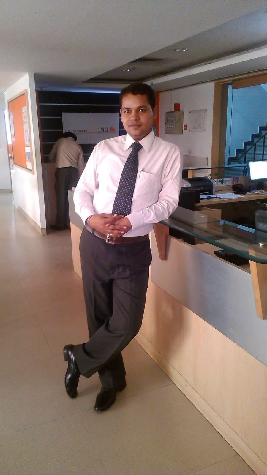 Team member at the front desk